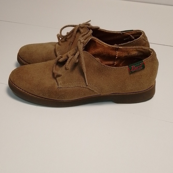 Vintage Bass made in usa suede light brown tan woman shoe. Size 7 - Picture 3 of 9